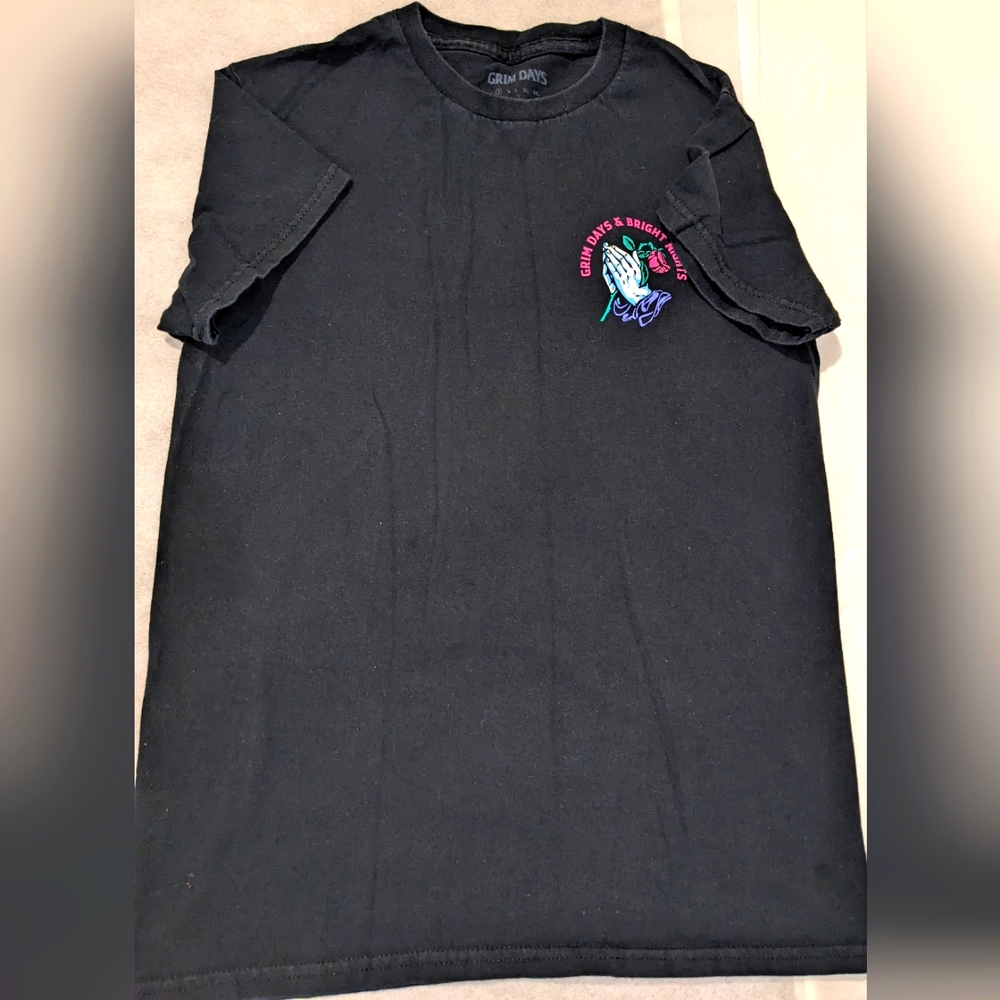 Grim Days & Bright Nights Graphic T-Shirt with Colorful Design